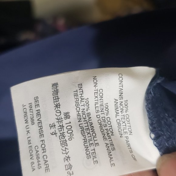 J. Crew Navy Embellished Top - Picture 10 of 10